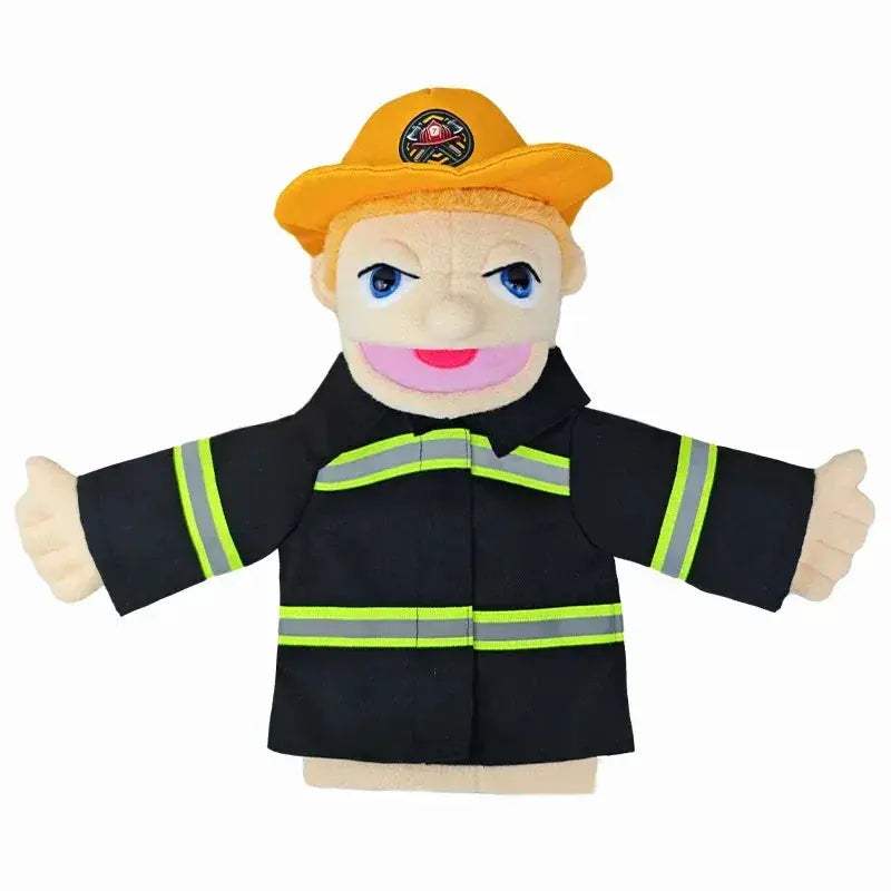 Educational Hand Puppet Set Doctor Police Teacher Plush Toy - ToylandEU