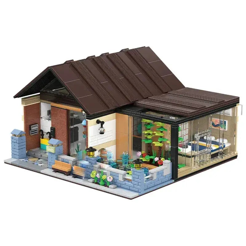 Educational Japanese Style Hut Building Blocks Street View Set - ToylandEU