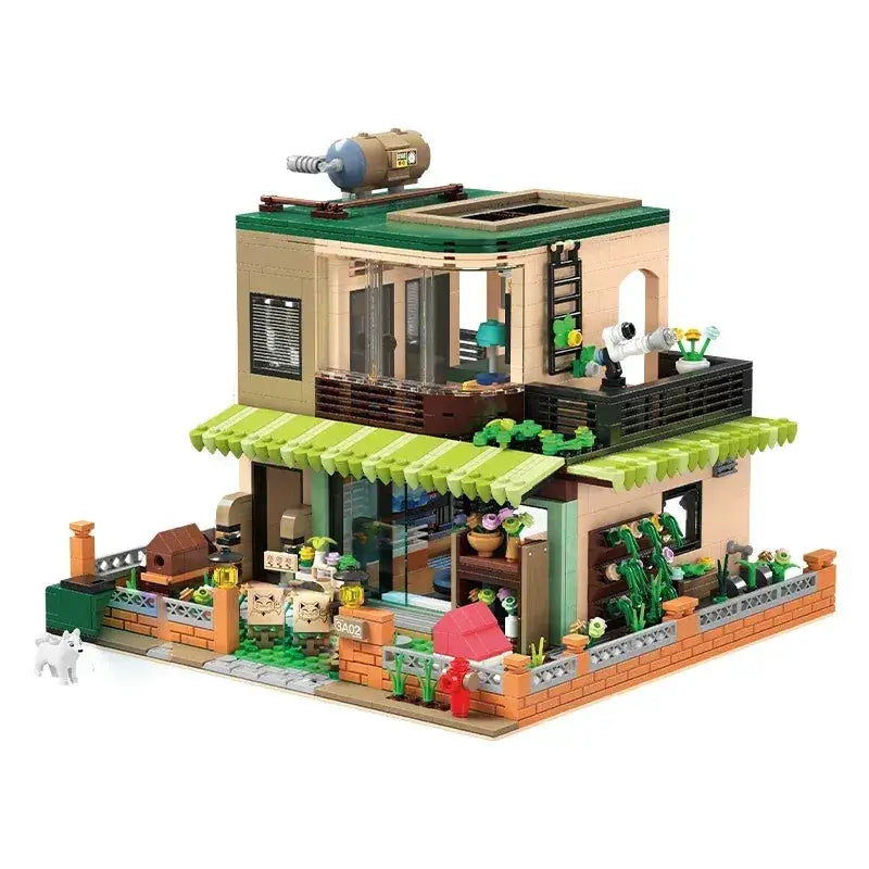 Educational Japanese Style Hut Building Blocks Street View Set - ToylandEU