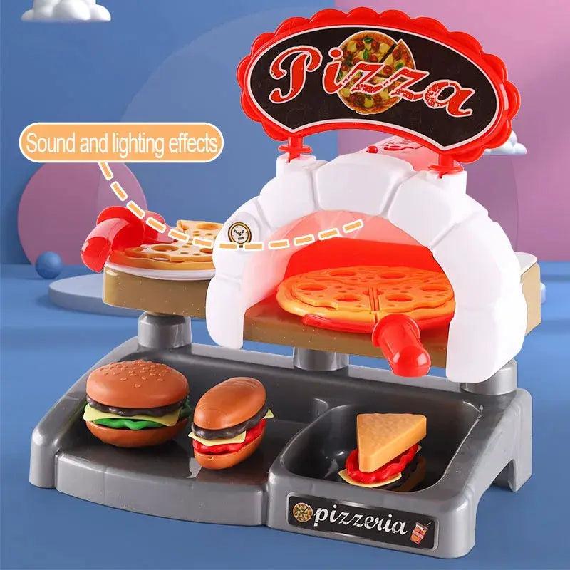  Educational Kids Kitchen Playset Fast Food Cafe Realistic -  ToylandEU™
