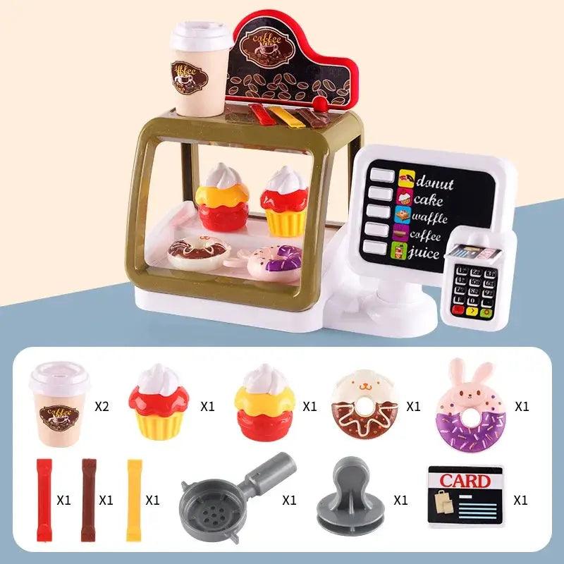  Educational Kids Kitchen Playset Fast Food Cafe Realistic -  ToylandEU™