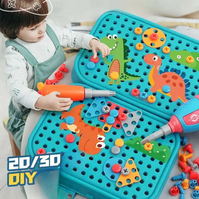 Educational Kids Tool Kit With Realistic Power Screwdriver Toy - ToylandEU