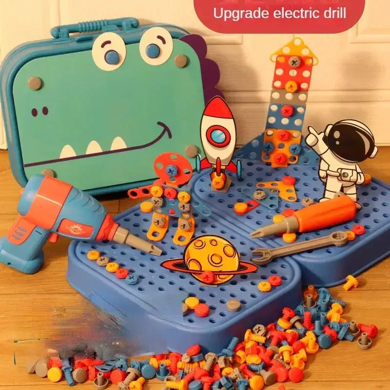 Educational Kids Tool Kit With Realistic Power Screwdriver Toy - ToylandEU