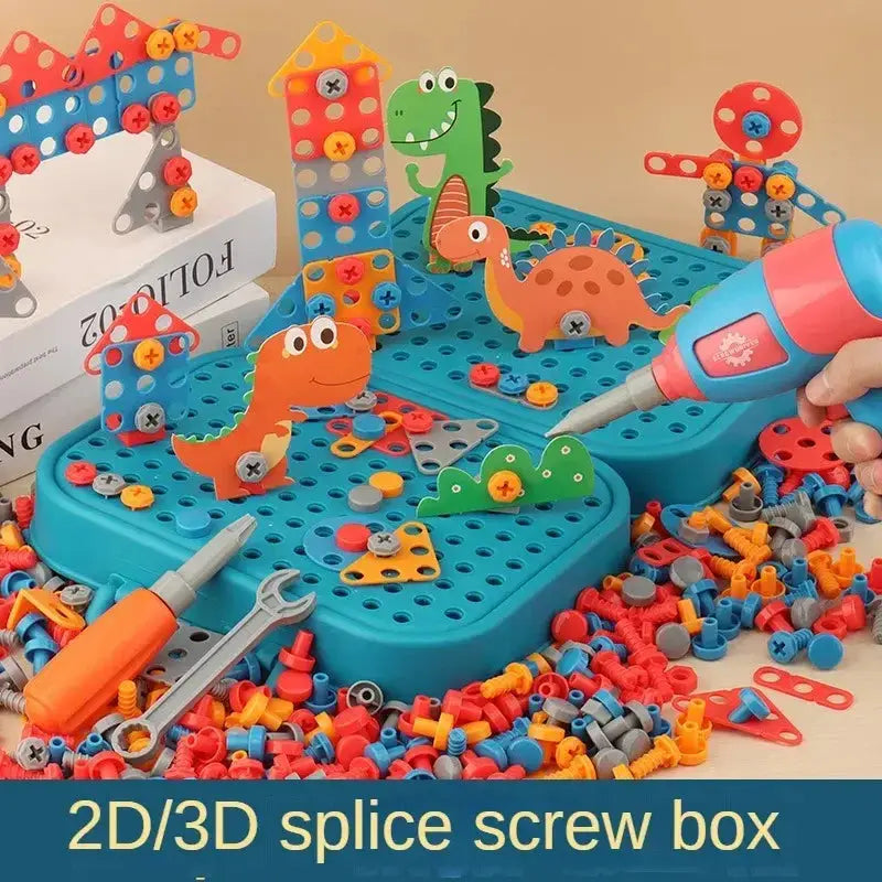 Educational Kids Tool Kit With Realistic Power Screwdriver Toy - ToylandEU