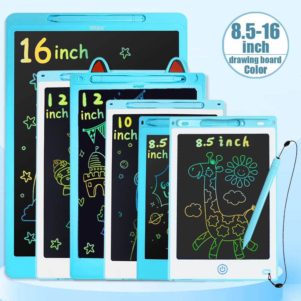 Educational LCD Graphic Tablet Color Cartoon Display Kids - ToylandEU