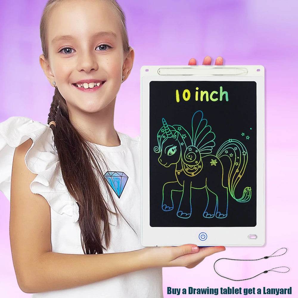 Educational LCD Graphic Tablet Color Cartoon Display Kids - ToylandEU
