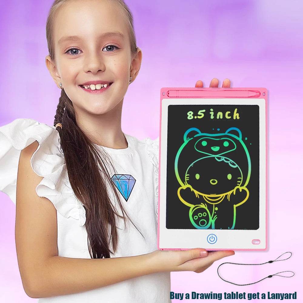 Educational LCD Graphic Tablet Color Cartoon Display Kids - ToylandEU