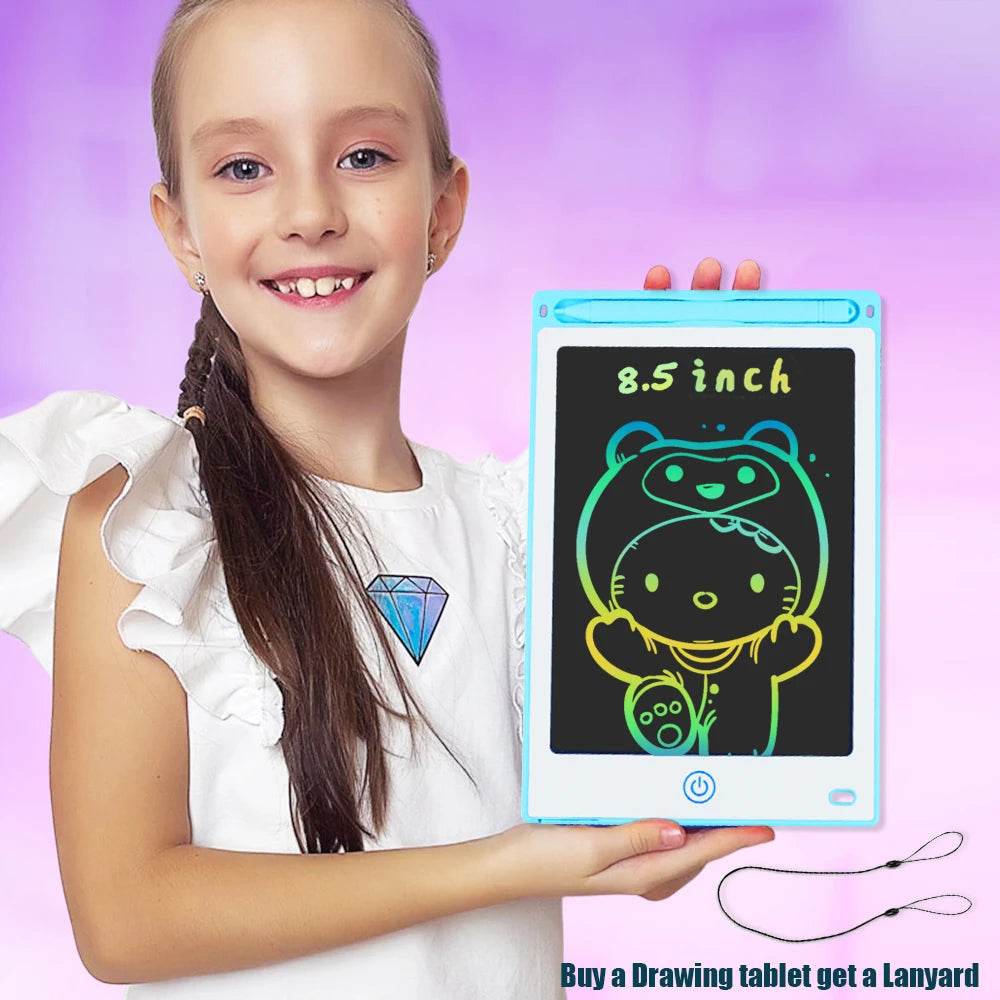 Educational LCD Graphic Tablet Color Cartoon Display Kids - ToylandEU