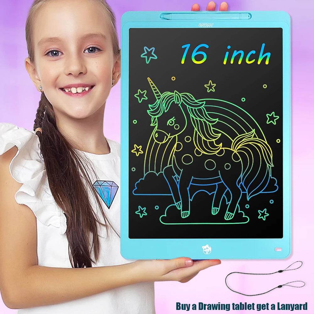 Educational LCD Graphic Tablet Color Cartoon Display Kids - ToylandEU