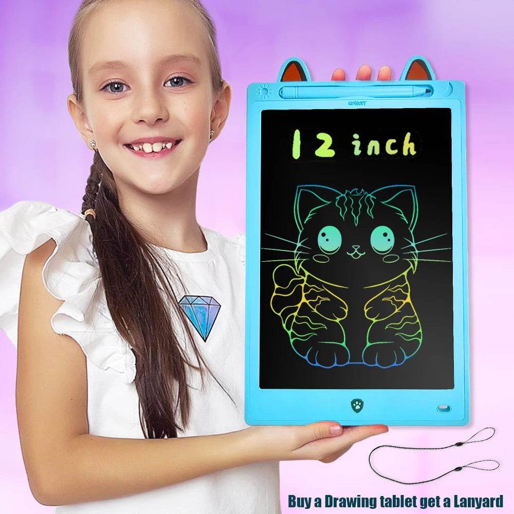Educational LCD Graphic Tablet Color Cartoon Display Kids - ToylandEU