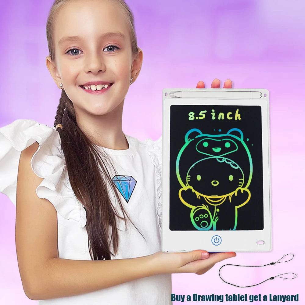 Educational LCD Graphic Tablet Color Cartoon Display Kids - ToylandEU