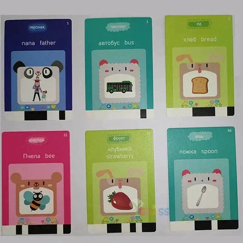  Educational Learning Talking Flash Cards for Kids Audio Book Gift English Russian Spanish French -  ToylandEU™