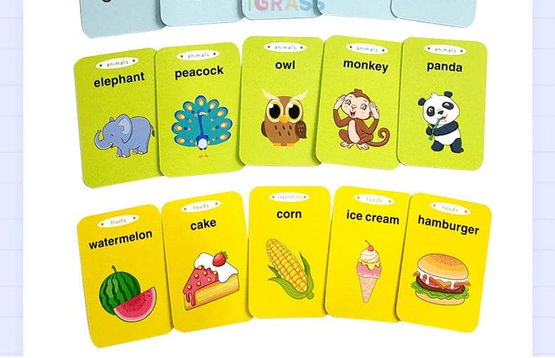 Educational Learning Talking Flash Cards for Kids Audio Book Gift English Russian Spanish French - ToylandEU