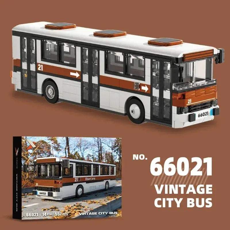 Educational Lego Compatible Building Blocks Double Decker Bus Desk Decor - ToylandEU