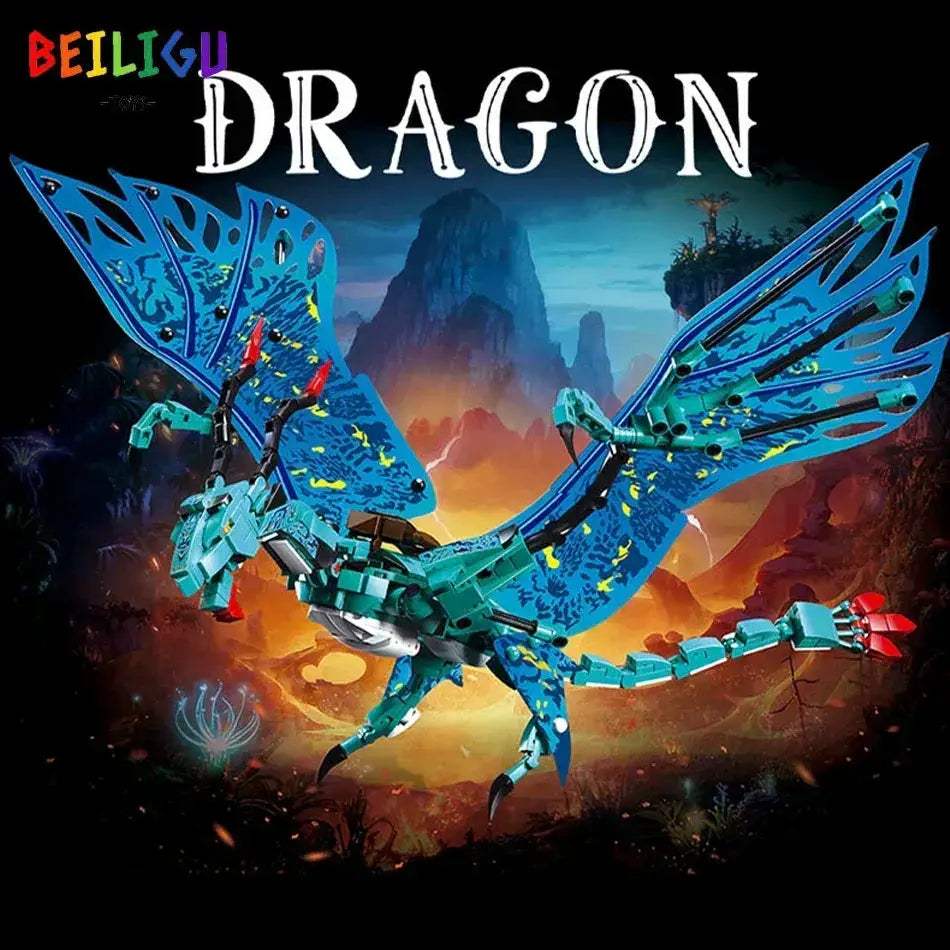 Educational Lego Compatible Building Blocks Dragon Warrior Model Kit - ToylandEU