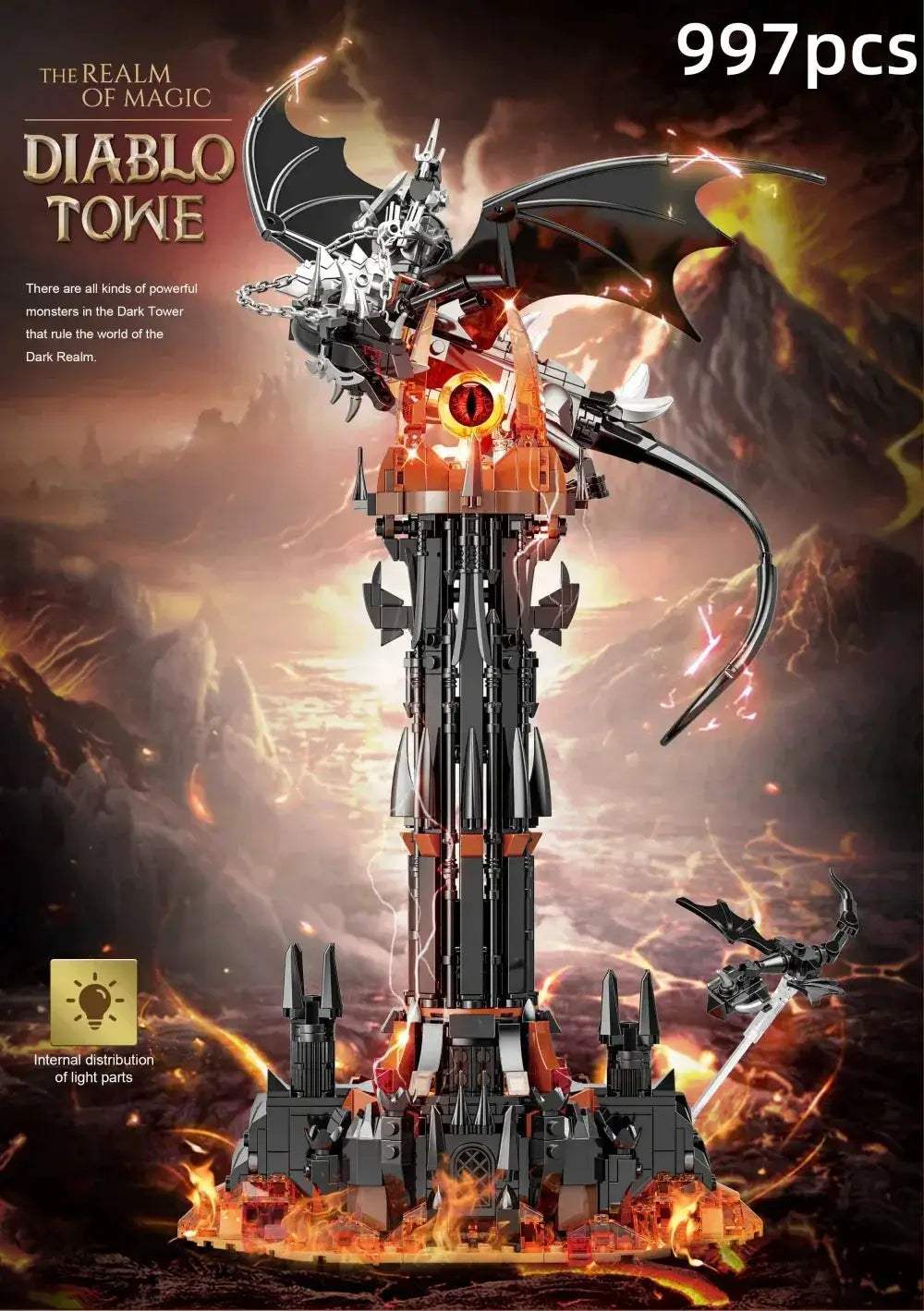 Educational Lego Compatible Building Blocks Fortress Castle Set - ToylandEU