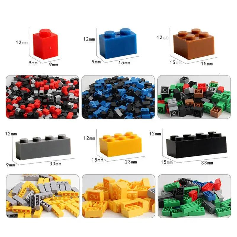  Educational Lego Compatible Building Blocks Set 1000 Pieces -  ToylandEU™