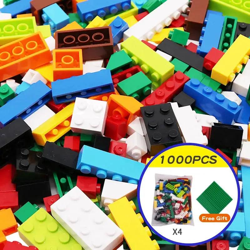  Educational Lego Compatible Building Blocks Set 1000 Pieces -  ToylandEU™