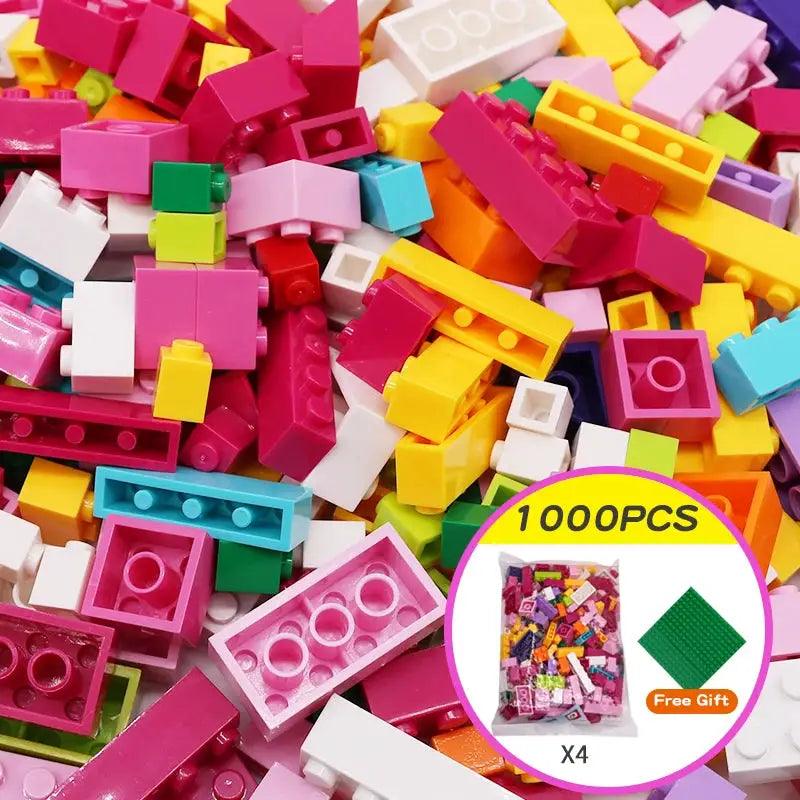  Educational Lego Compatible Building Blocks Set 1000 Pieces -  ToylandEU™