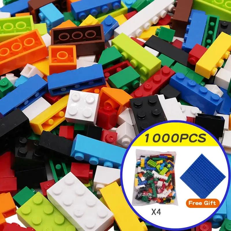  Educational Lego Compatible Building Blocks Set 1000 Pieces -  ToylandEU™