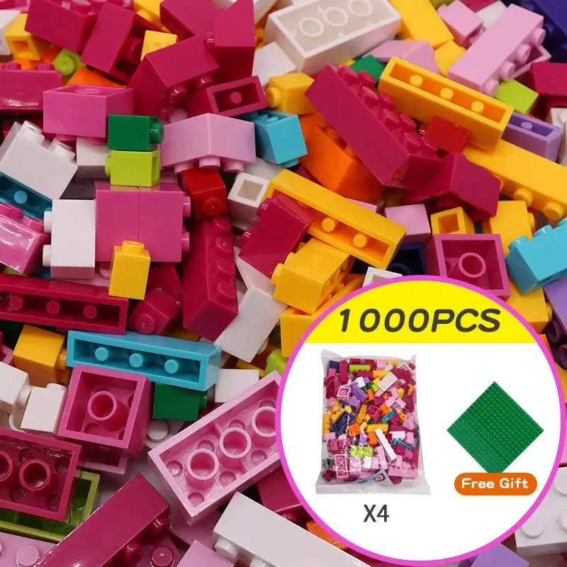  Educational Lego Compatible Building Blocks Set 1000 Pieces -  ToylandEU™