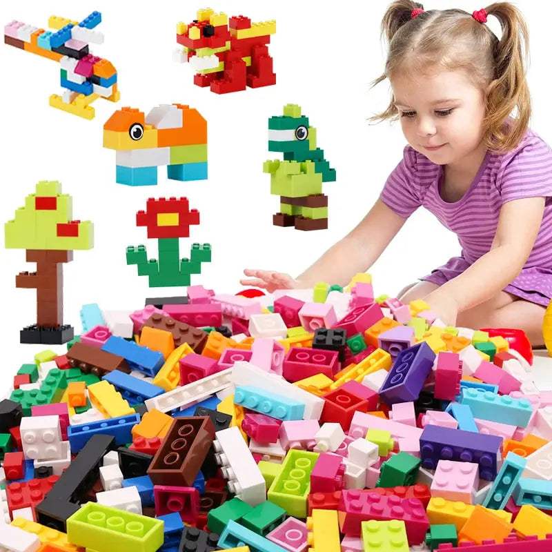  Educational Lego Compatible Building Blocks Set 1000 Pieces -  ToylandEU™