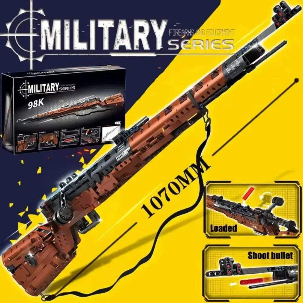 Educational Lego Compatible Military Building Blocks Toy Gun Sniper - ToylandEU