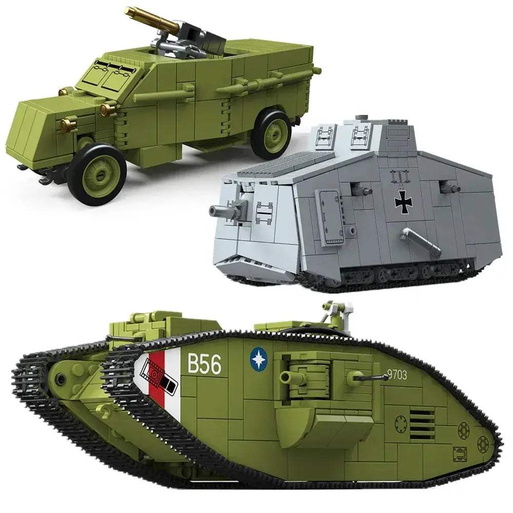  Educational Lego Tank 5 Block Set Toyland EU -  ToylandEU™