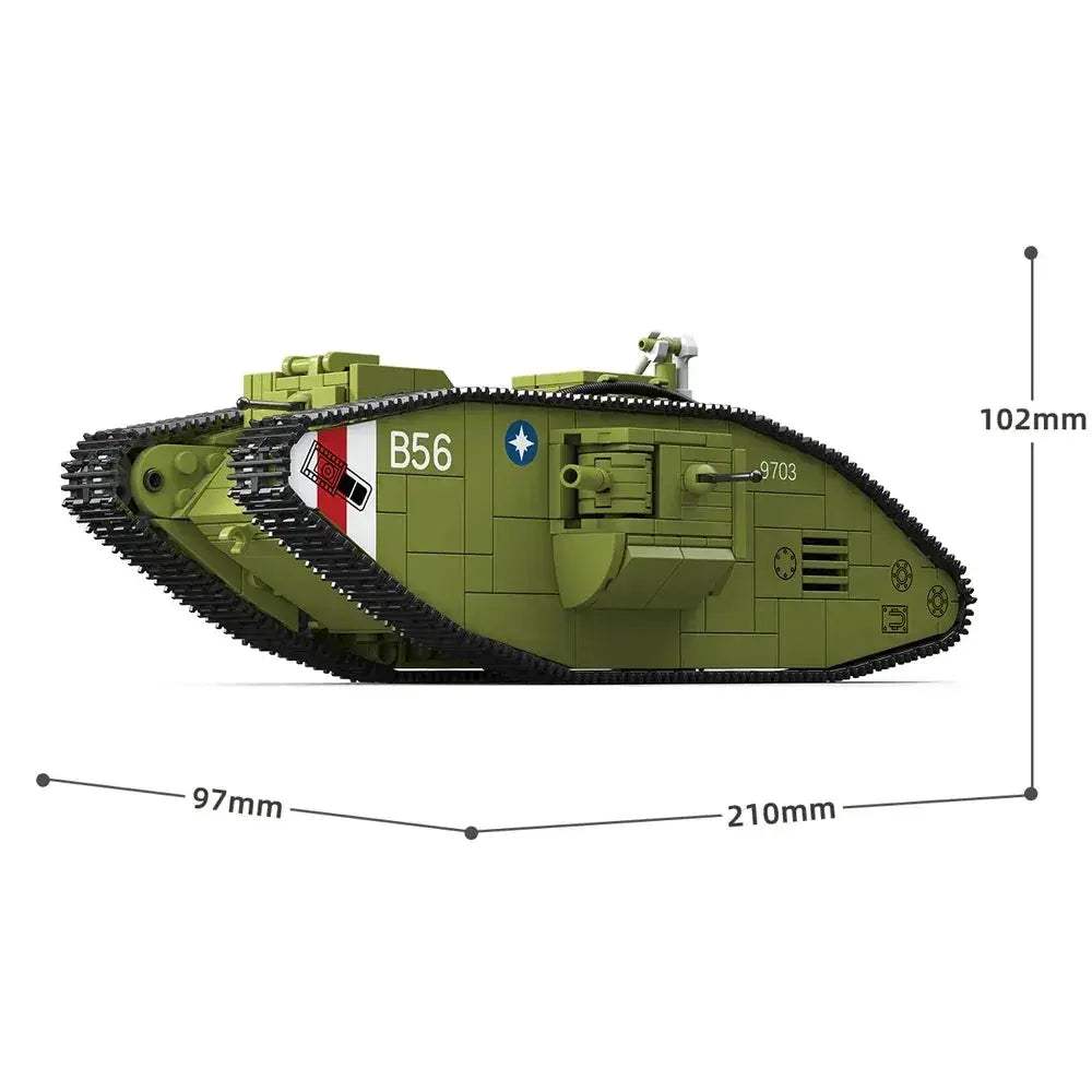  Educational Lego Tank 5 Block Set Toyland EU -  ToylandEU™