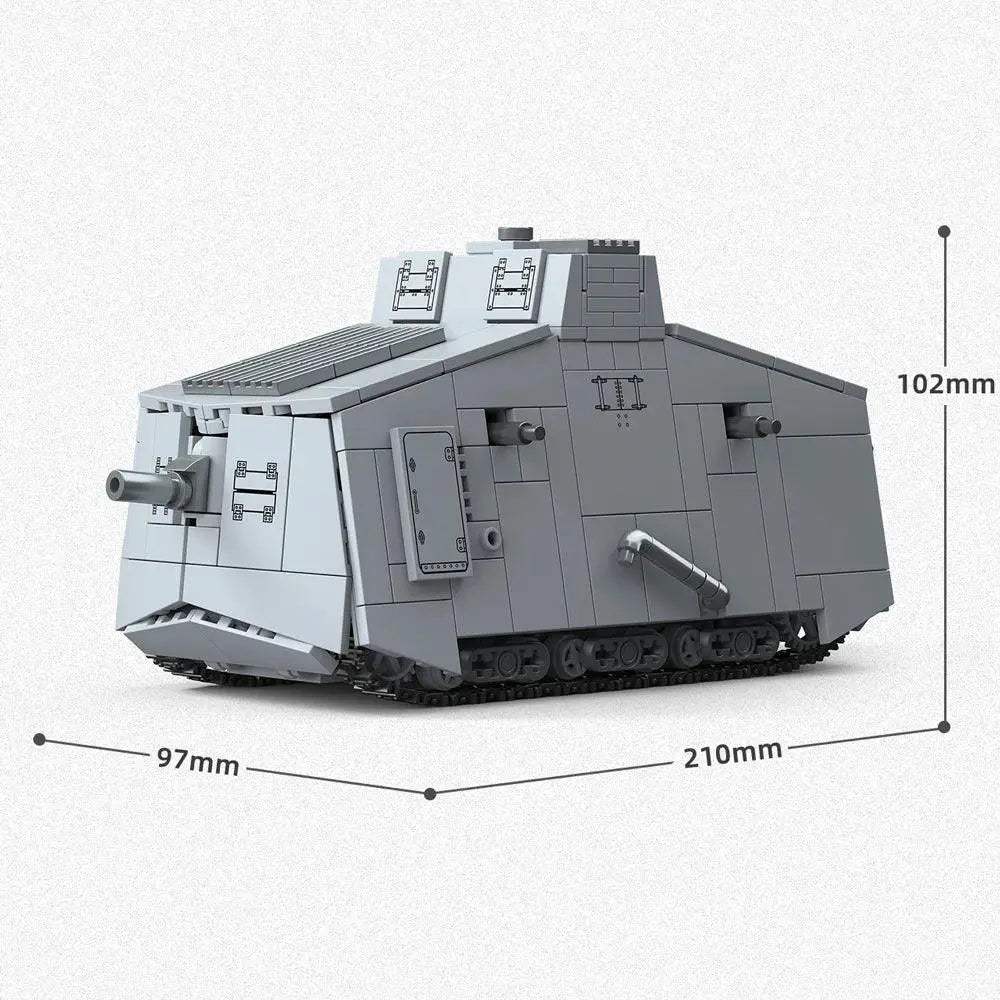  Educational Lego Tank 5 Block Set Toyland EU -  ToylandEU™