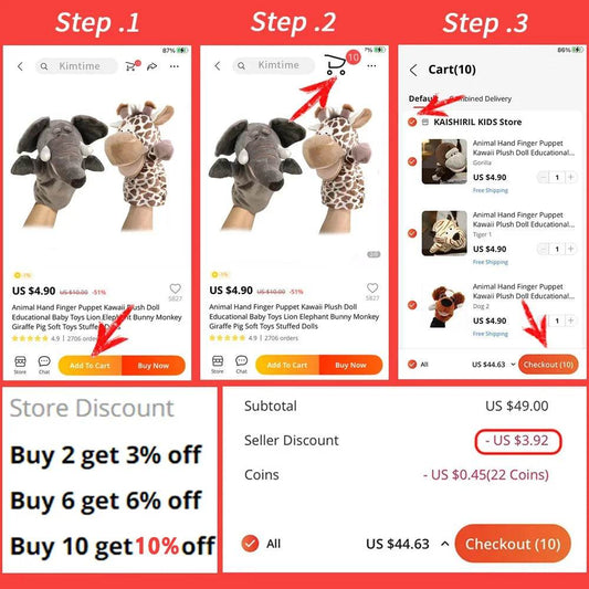 Educational Lion Plush Toy - Soft Stuffed Animal for Kids' Fun! - ToylandEU