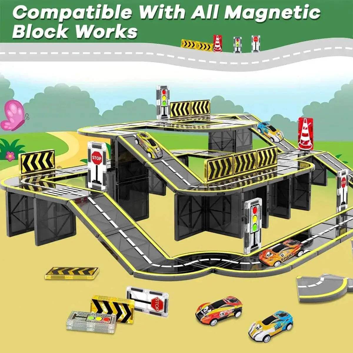  Educational Magnetic Crane Toy For Kids 4 6 Toyland EU -  ToylandEU™