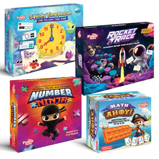 Math Game Bundle | Addition To Multiplication Fluency | Small Group Play | Home And Classroom