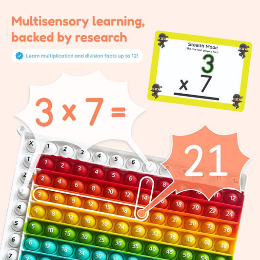 Educational Math Mat | Multiplication And Division For Ages 7 10