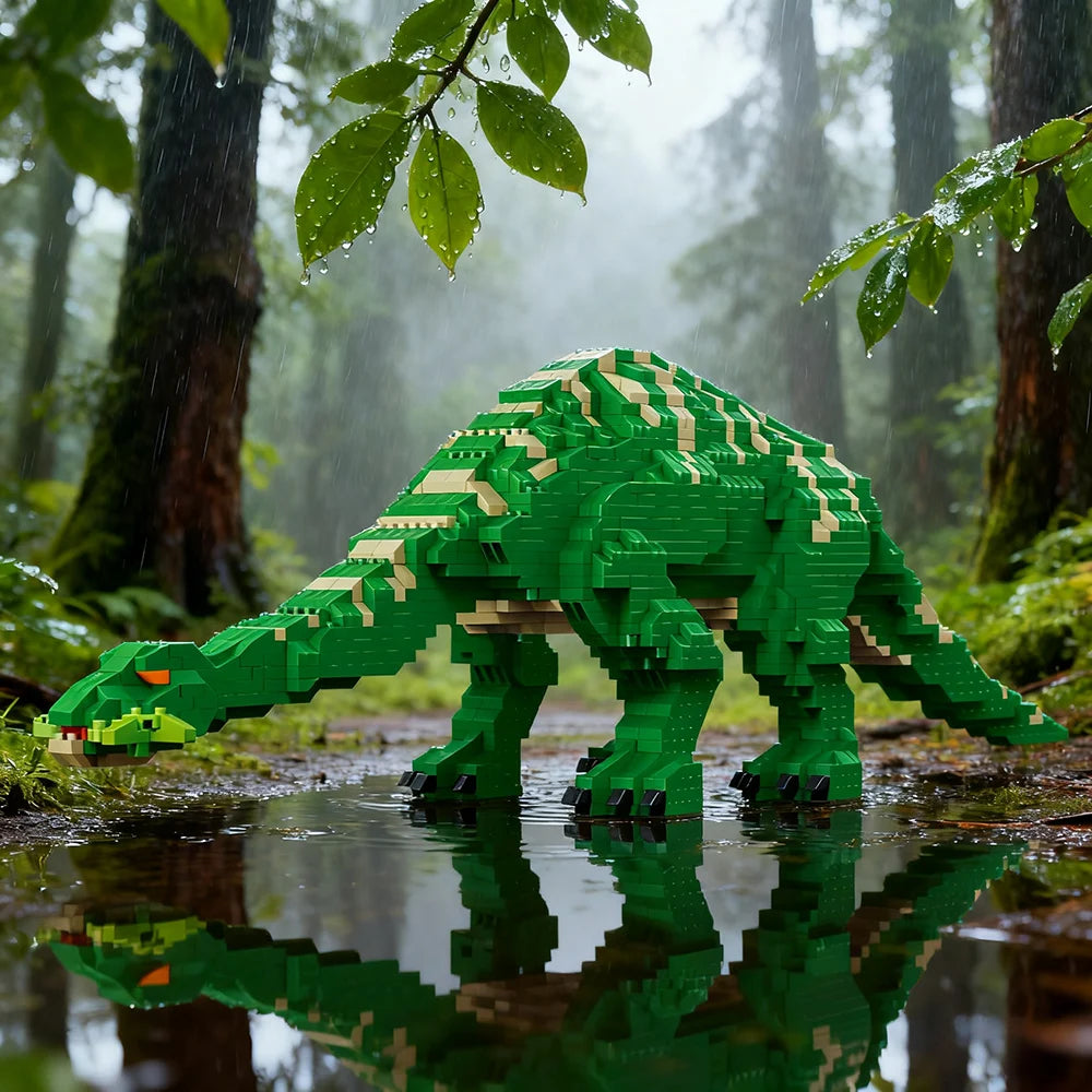 Educational Micro Mini Building Block Toys Dinosaur Word Puzzle Kit For Kids Festival Gift - ToylandEU