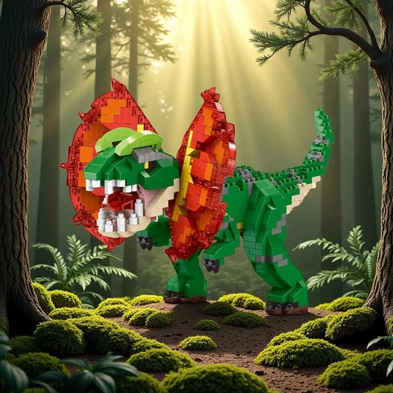 Educational Micro Mini Building Block Toys Dinosaur Word Puzzle Kit For Kids Festival Gift - ToylandEU