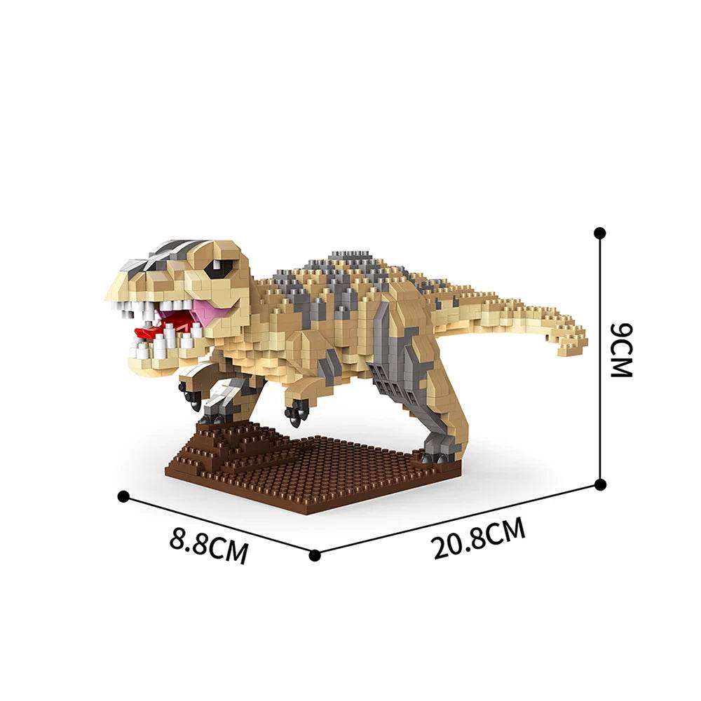 Educational Micro Mini Building Block Toys Dinosaur Word Puzzle Kit For Kids Festival Gift - ToylandEU