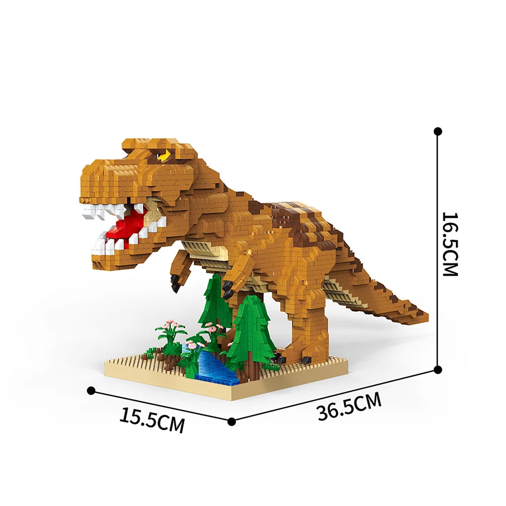 Educational Micro Mini Building Block Toys Dinosaur Word Puzzle Kit For Kids Festival Gift - ToylandEU