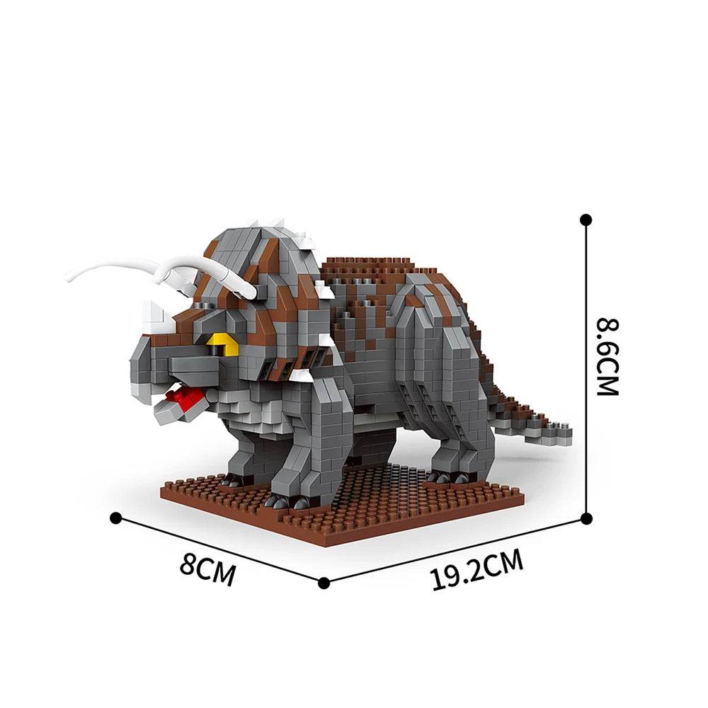 Educational Micro Mini Building Block Toys Dinosaur Word Puzzle Kit For Kids Festival Gift - ToylandEU