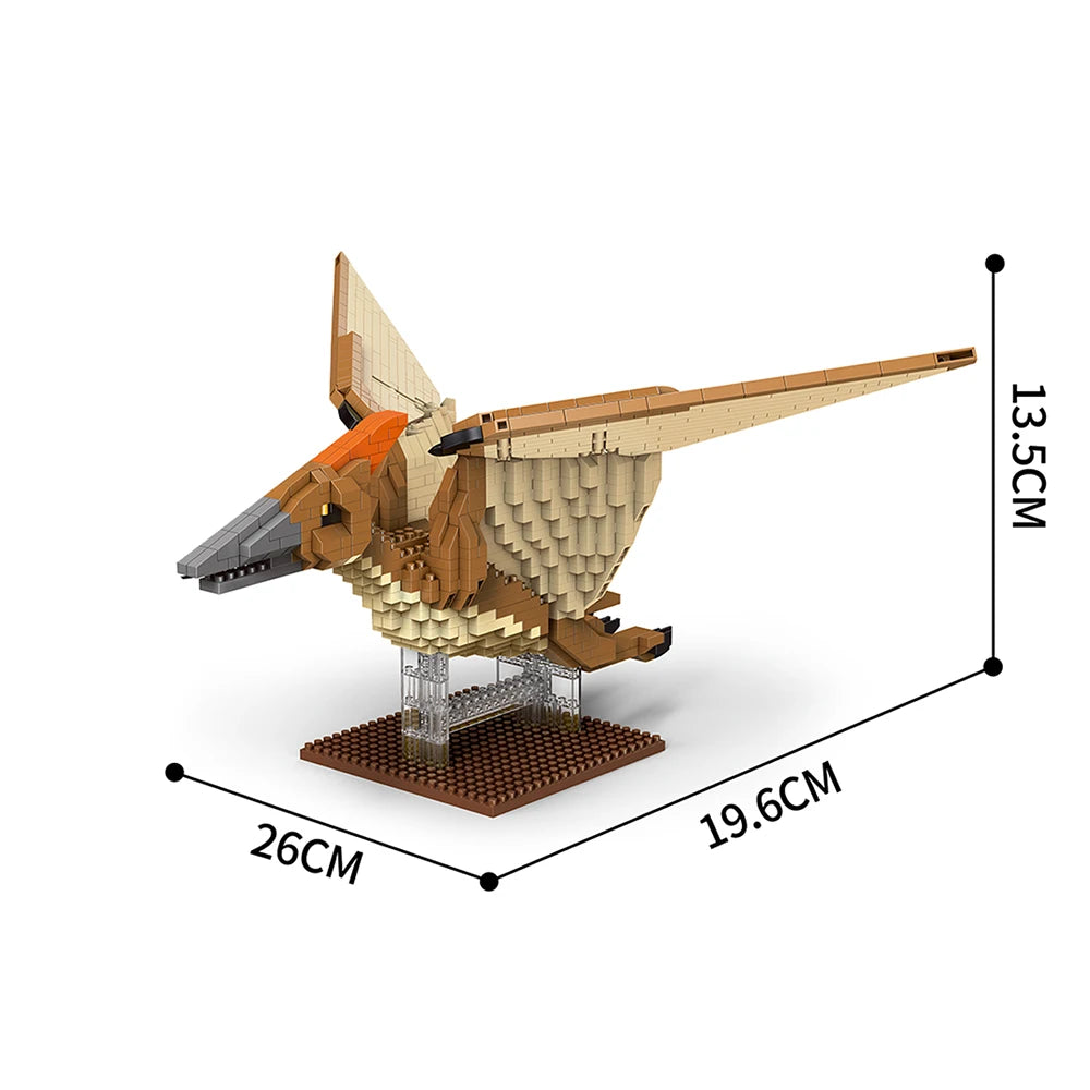 Educational Micro Mini Building Block Toys Dinosaur Word Puzzle Kit For Kids Festival Gift - ToylandEU