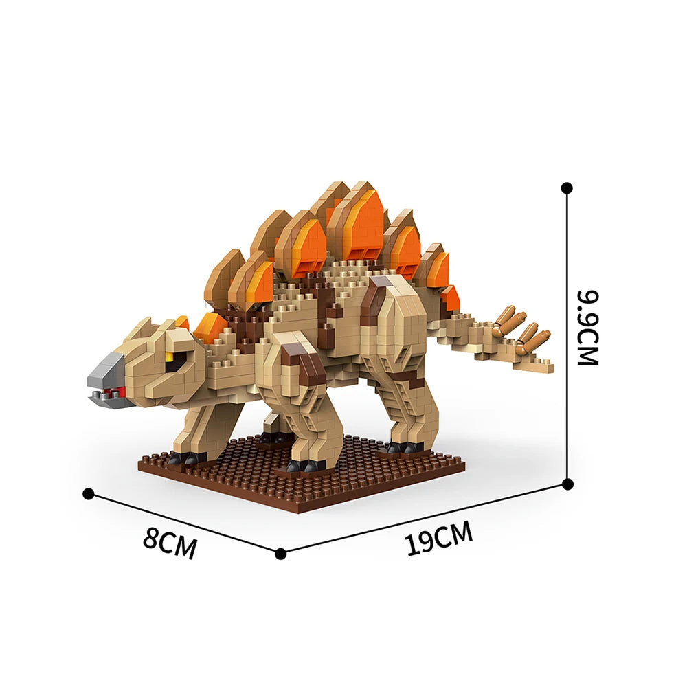 Educational Micro Mini Building Block Toys Dinosaur Word Puzzle Kit For Kids Festival Gift - ToylandEU