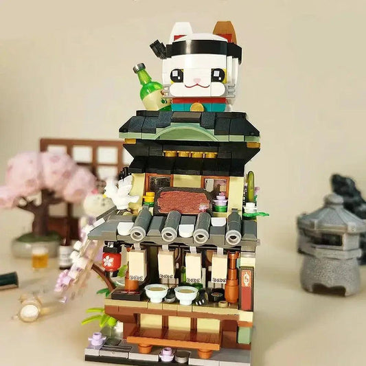  Educational Mini Folding Street View MOC Blocks Izakaya -  ToylandEU™