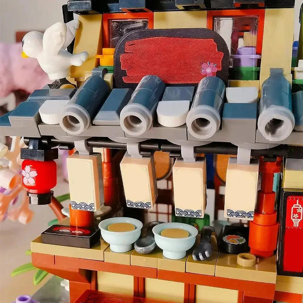  Educational Mini Folding Street View MOC Blocks Izakaya -  ToylandEU™