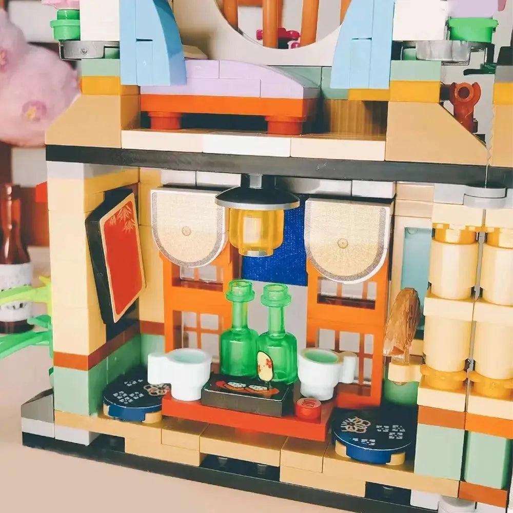  Educational Mini Folding Street View MOC Blocks Izakaya -  ToylandEU™