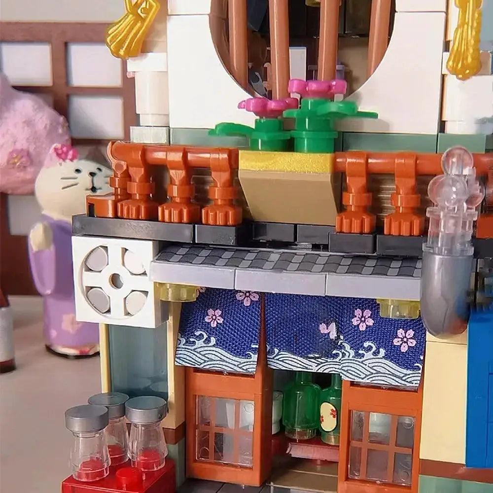  Educational Mini Folding Street View MOC Blocks Izakaya -  ToylandEU™