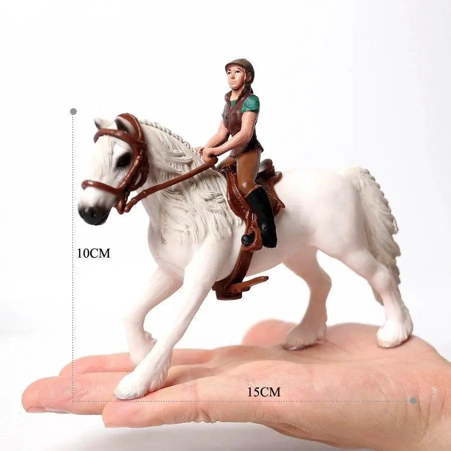  Educational Model Horse Rider Figure 1to60 Toyland EU -  ToylandEU™