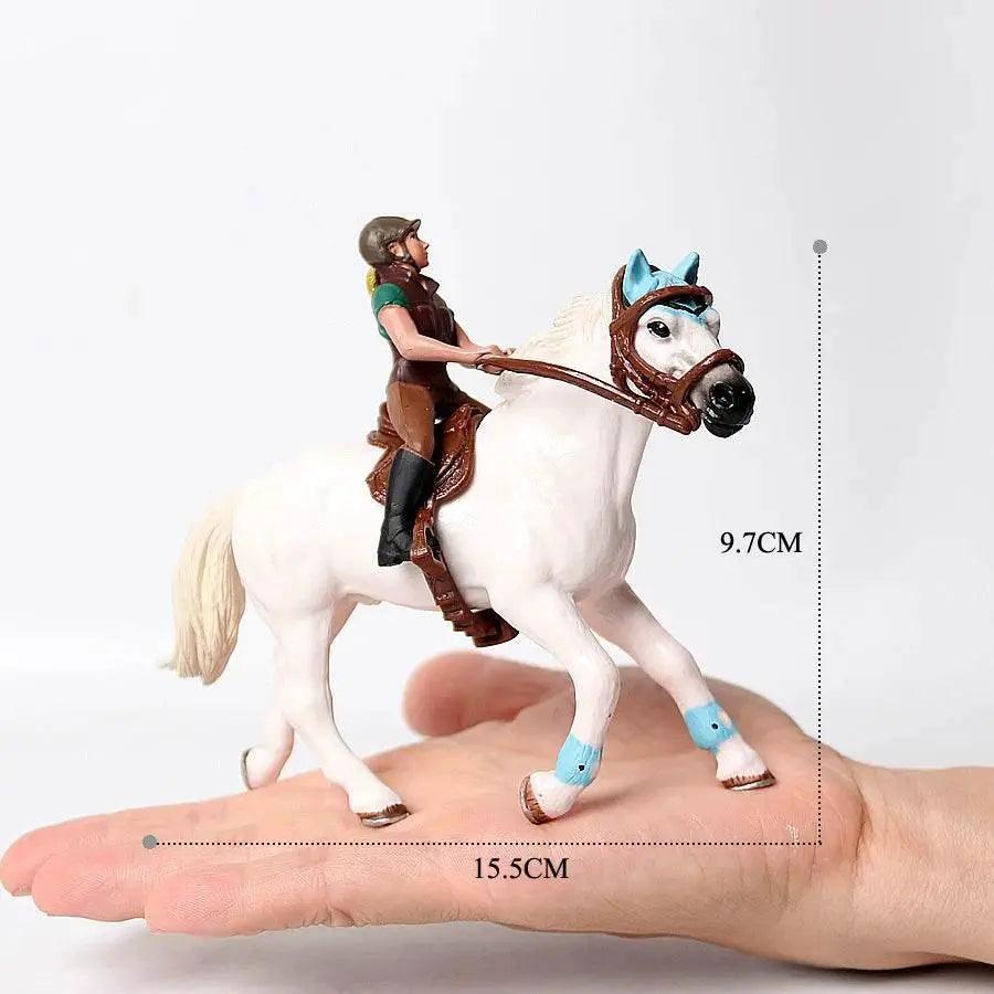  Educational Model Horse Rider Figure 1to60 Toyland EU -  ToylandEU™