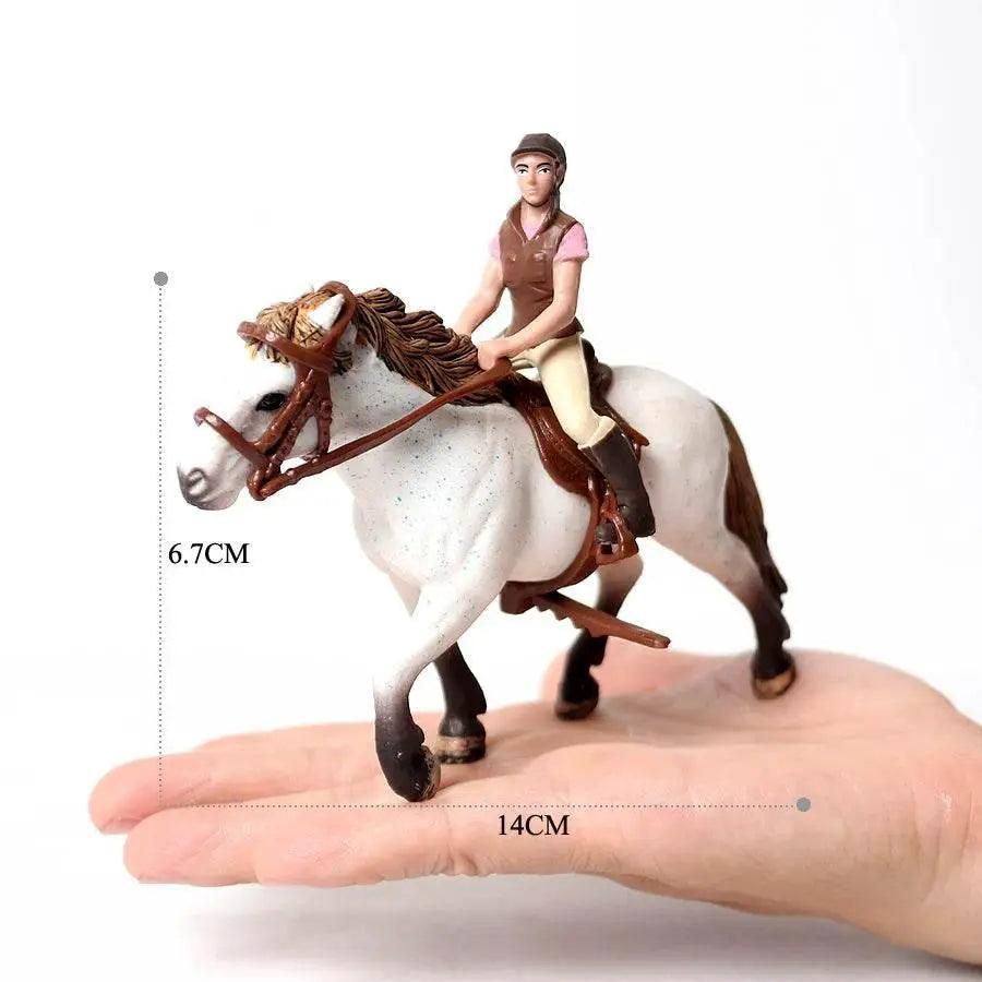  Educational Model Horse Rider Figure 1to60 Toyland EU -  ToylandEU™