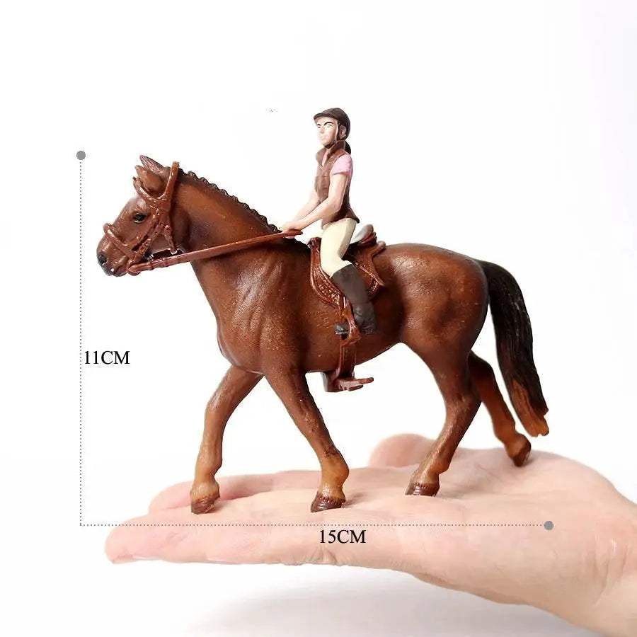 Educational Model Horse Rider Figure 1to60 Toyland EU -  ToylandEU™