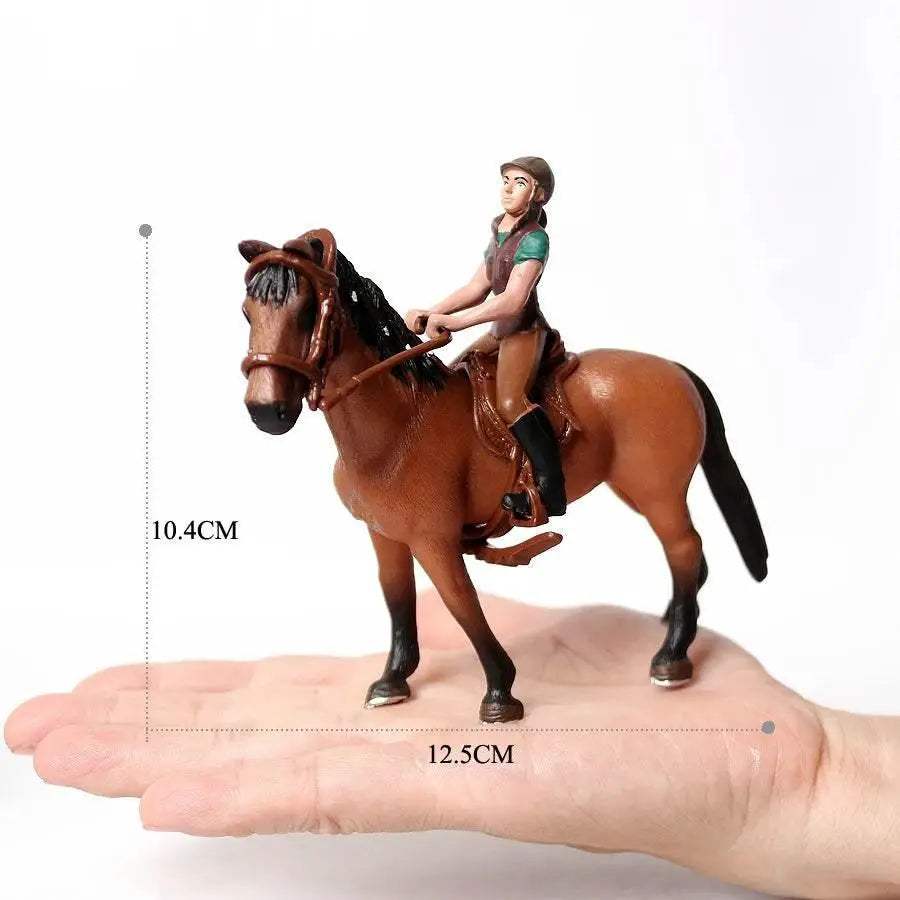  Educational Model Horse Rider Figure 1to60 Toyland EU -  ToylandEU™